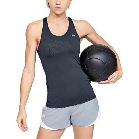 Under Armour Women's HeatGear Armour Racer Tank , Midnight Navy Size XL NWT - Picture 1 of 3